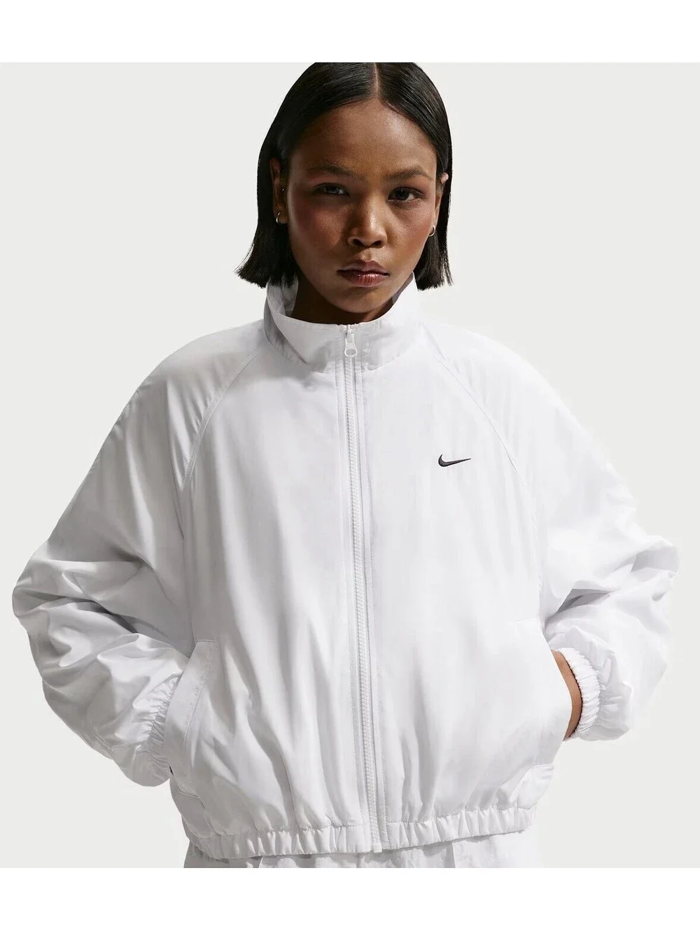 Nike Sportswear Oversized UV Track Jacket Women’s Size XS White NWT $80
